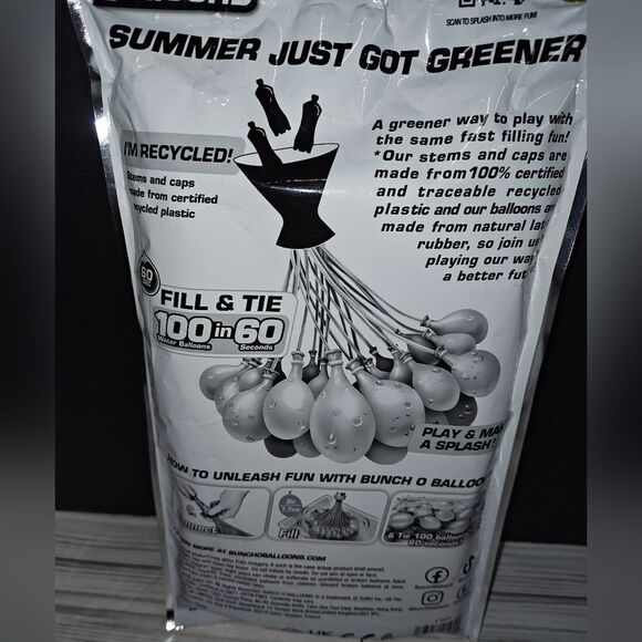 Zuru Bunch O Balloons - 100 Rapid-Filling Self-Sealing Red, White, and Blue Kids - Picture 5 of 6